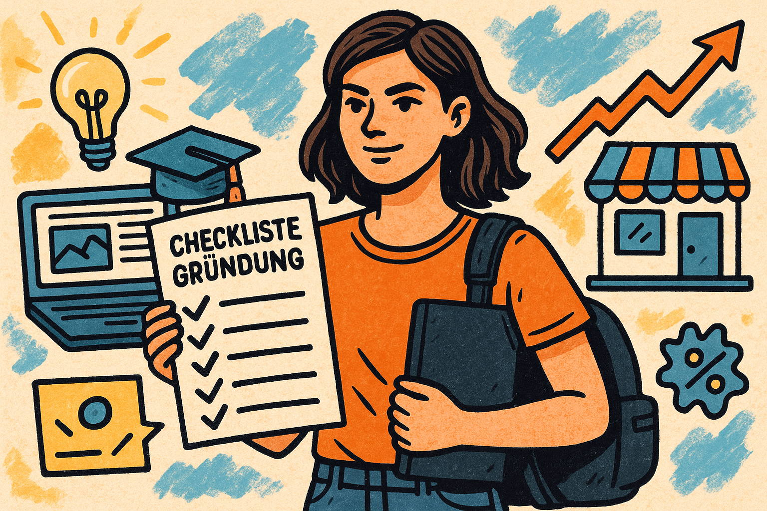 Titelbild für Checkliste Gründung: Was wirklich zählt, bevor du startest