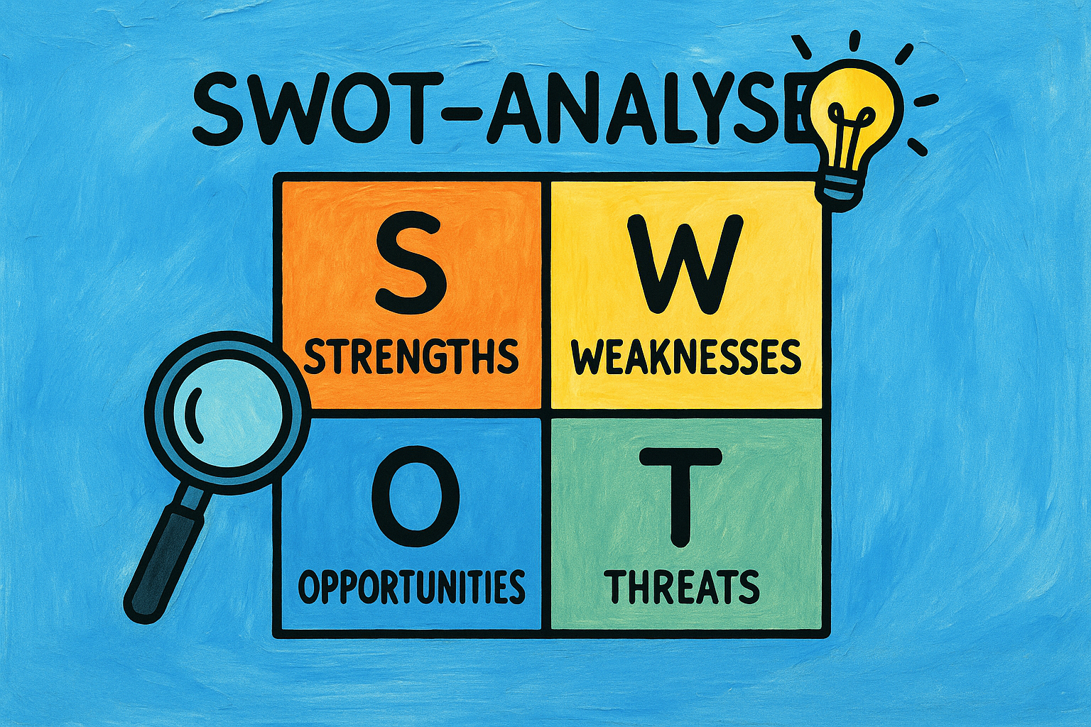 Titelbild für SWOT-Analyse einfach erklärt: So findest du klare Strategien fürs Business
